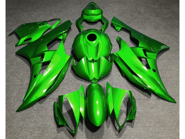 Aftermarket 2006-2007 Gloss Green Yamaha R6 Motorcycle Fairings Aftermarket 2006-2007 Gloss Green Yamaha R6 Motorcycle Fairings