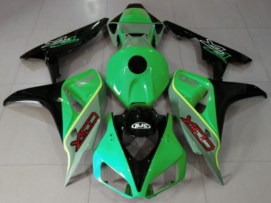 Aftermarket 2006-2007 Gloss Green and Black CBR Style Honda CBR1000RR Motorcycle Fairings