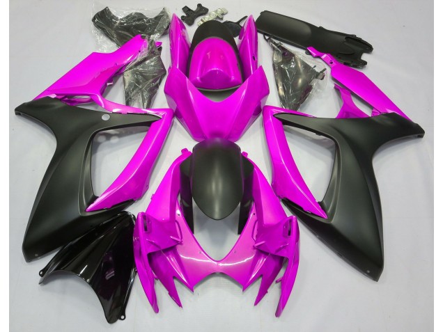 Aftermarket 2006-2007 Hot Pink Suzuki GSXR 600-750 Motorcycle Fairings Aftermarket 2006-2007 Hot Pink Suzuki GSXR 600-750 Motorcycle Fairings