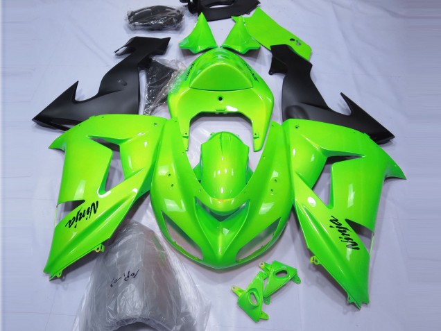 Aftermarket 2006-2007 Lime Green Kawasaki ZX10R Motorcycle Fairings Aftermarket 2006-2007 Lime Green Kawasaki ZX10R Motorcycle Fairings