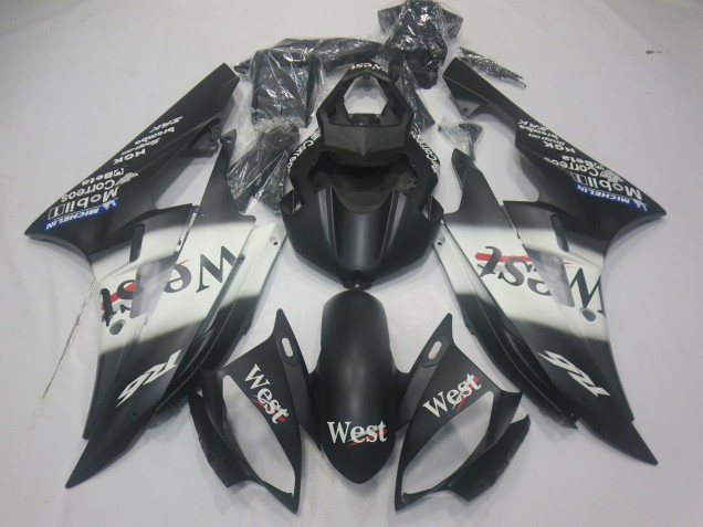 Aftermarket 2006-2007 Matte West Yamaha R6 Motorcycle Fairings Aftermarket 2006-2007 Matte West Yamaha R6 Motorcycle Fairings
