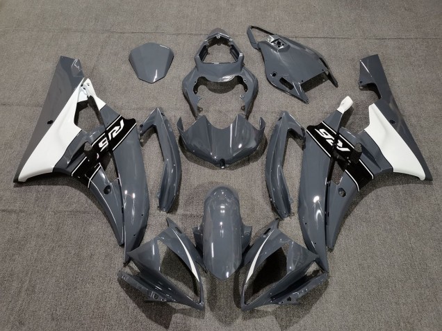Aftermarket 2006-2007 Nardo and White Yamaha R6 Motorcycle Fairings Aftermarket 2006-2007 Nardo and White Yamaha R6 Motorcycle Fairings
