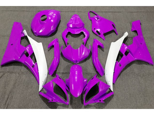 Aftermarket 2006-2007 Pearl Purple Yamaha R6 Motorcycle Fairings Aftermarket 2006-2007 Pearl Purple Yamaha R6 Motorcycle Fairings