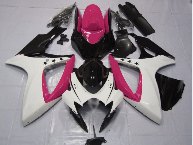 Aftermarket 2006-2007 Pink Star Suzuki GSXR 600-750 Motorcycle Fairings Aftermarket 2006-2007 Pink Star Suzuki GSXR 600-750 Motorcycle Fairings