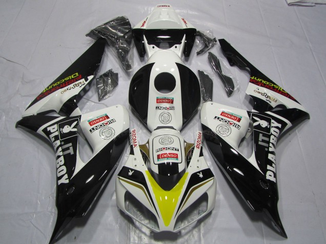 Aftermarket 2006-2007 PlayBoy Style 2 Honda CBR1000RR Motorcycle Fairings Aftermarket 2006-2007 PlayBoy Style 2 Honda CBR1000RR Motorcycle Fairings