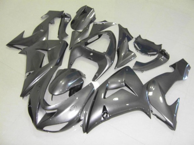 Aftermarket 2006-2007 Silver Gloss Kawasaki ZX10R Motorcycle Fairings Aftermarket 2006-2007 Silver Gloss Kawasaki ZX10R Motorcycle Fairings