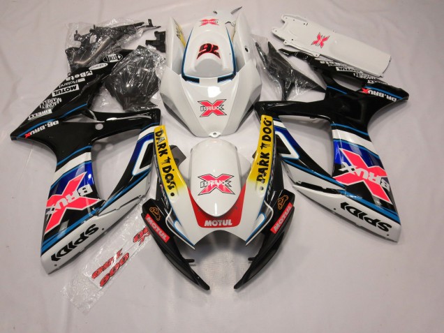 Aftermarket 2006-2007 X 76 BRUX Suzuki GSXR 600-750 Motorcycle Fairings Aftermarket 2006-2007 X 76 BRUX Suzuki GSXR 600-750 Motorcycle Fairings