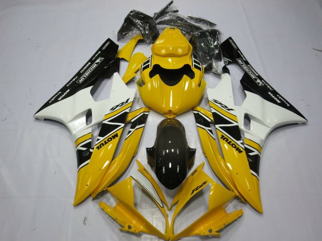 Aftermarket 2006-2007 Yellow Motul OEM Style Yamaha R6 Motorcycle Fairings Aftermarket 2006-2007 Yellow Motul OEM Style Yamaha R6 Motorcycle Fairings