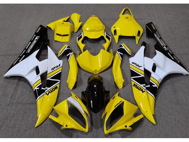 Aftermarket 2006-2007 Yellow OEM Style Yamaha R6 Motorcycle Fairings Aftermarket 2006-2007 Yellow OEM Style Yamaha R6 Motorcycle Fairings