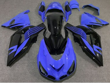 Aftermarket 2006-2011 Bright Blue Kawasaki ZX14R Motorcycle Fairings