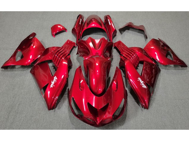 Aftermarket 2006-2011 Red Gloss Kawasaki ZX14R Motorcycle Fairings Aftermarket 2006-2011 Red Gloss Kawasaki ZX14R Motorcycle Fairings