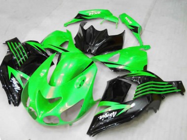 Aftermarket 2006-2011 Lime Kawasaki ZX14R Motorcycle Fairings