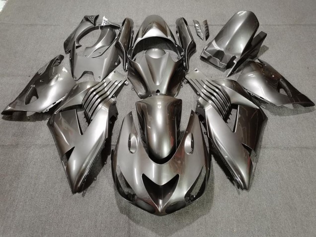Aftermarket 2006-2011 Silver Kawasaki ZX14R Motorcycle Fairings Aftermarket 2006-2011 Silver Kawasaki ZX14R Motorcycle Fairings