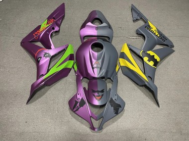 Aftermarket 2007-2008 Bat Man vs Joker Matte Honda CBR600RR Motorcycle Fairings