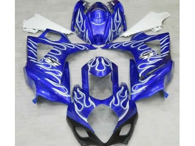 Aftermarket 2007-2008 Blue Flame Suzuki GSXR 1000 Motorcycle Fairings