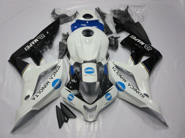 Aftermarket 2007-2008 Blue KM and Black Honda CBR600RR Motorcycle Fairings Aftermarket 2007-2008 Blue KM and Black Honda CBR600RR Motorcycle Fairings