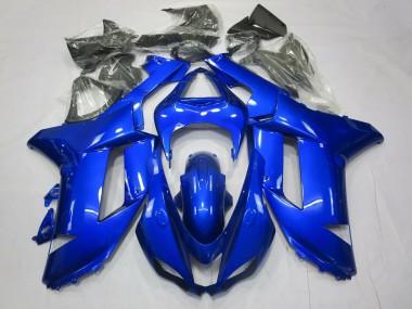 Aftermarket 2007-2008 Complete Blue Kawasaki ZX6R Motorcycle Fairings