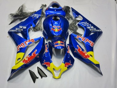 Aftermarket 2007-2008 Deep Blue Red Bull Honda CBR600RR Motorcycle Fairings