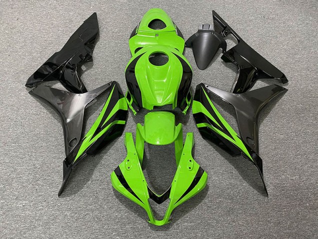 Aftermarket 2007-2008 Electric Green OEM Style & Grey Honda CBR600RR Motorcycle Fairings Aftermarket 2007-2008 Electric Green OEM Style & Grey Honda CBR600RR Motorcycle Fairings