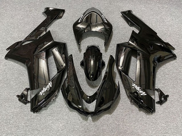 Aftermarket 2007-2008 Gloss Black Kawasaki ZX6R Motorcycle Fairings Aftermarket 2007-2008 Gloss Black Kawasaki ZX6R Motorcycle Fairings