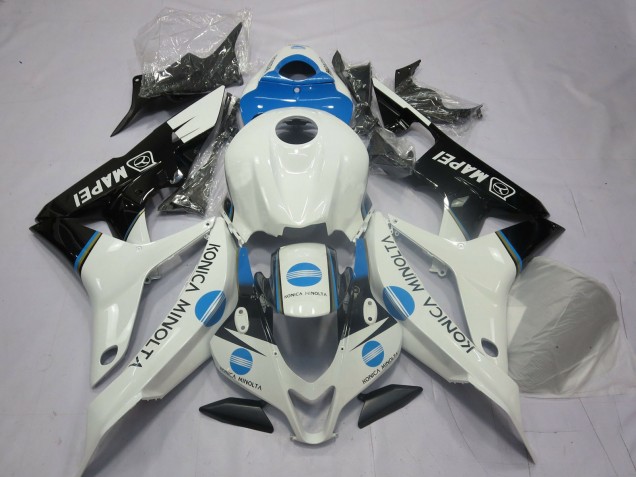 Aftermarket 2007-2008 Light Blue KM Honda CBR600RR Motorcycle Fairings Aftermarket 2007-2008 Light Blue KM Honda CBR600RR Motorcycle Fairings