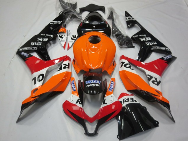 Aftermarket 2007-2008 Light Orange Repsol Honda CBR600RR Motorcycle Fairings Aftermarket 2007-2008 Light Orange Repsol Honda CBR600RR Motorcycle Fairings