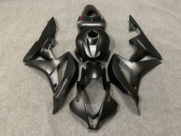 Aftermarket 2007-2008 Matte Black & Honda CBR600RR Motorcycle Fairings Aftermarket 2007-2008 Matte Black & Honda CBR600RR Motorcycle Fairings