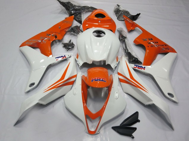 Aftermarket 2007-2008 Orange and White HRC- CBR600RR 07-08 Honda CBR600RR Motorcycle Fairings Aftermarket 2007-2008 Orange and White HRC- CBR600RR 07-08 Honda CBR600RR Motorcycle Fairings