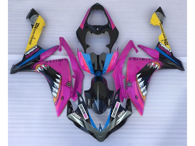Aftermarket 2007-2008 Pink Shark Yamaha R1 Motorcycle Fairings Aftermarket 2007-2008 Pink Shark Yamaha R1 Motorcycle Fairings