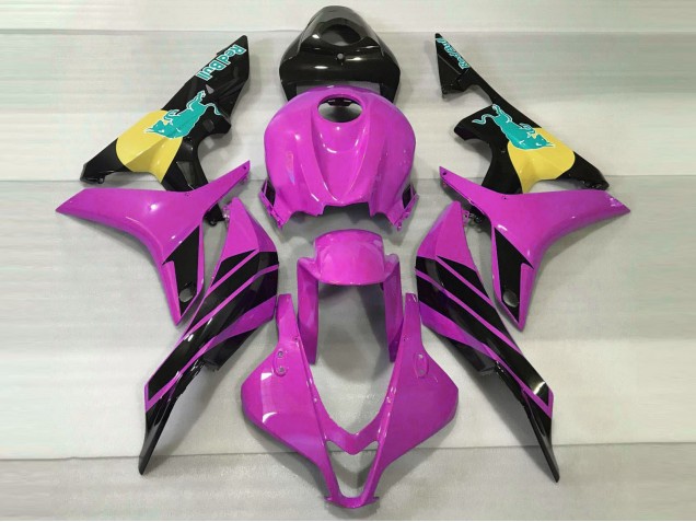 Aftermarket 2007-2008 Pink & Teal Bull Honda CBR600RR Motorcycle Fairings Aftermarket 2007-2008 Pink & Teal Bull Honda CBR600RR Motorcycle Fairings