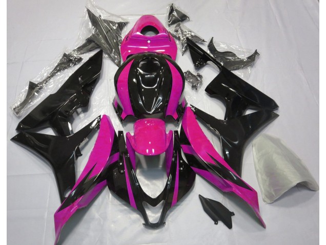 Aftermarket 2007-2008 Pink and Black OEM Design Honda CBR600RR Motorcycle Fairings Aftermarket 2007-2008 Pink and Black OEM Design Honda CBR600RR Motorcycle Fairings