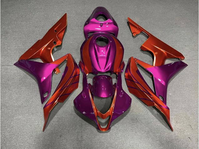 Aftermarket 2007-2008 Red & Violet Honda CBR600RR Motorcycle Fairings Aftermarket 2007-2008 Red & Violet Honda CBR600RR Motorcycle Fairings