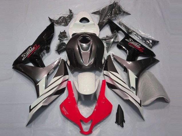 Aftermarket 2007-2008 Red White and Gray Honda CBR600RR Motorcycle Fairings Aftermarket 2007-2008 Red White and Gray Honda CBR600RR Motorcycle Fairings