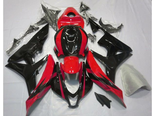 Aftermarket 2007-2008 Red and Black OEM Design Honda CBR600RR Motorcycle Fairings Aftermarket 2007-2008 Red and Black OEM Design Honda CBR600RR Motorcycle Fairings