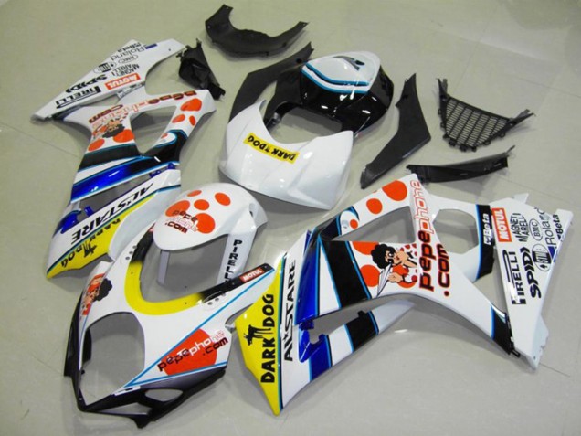 Aftermarket 2007-2008 Spots Suzuki GSXR 1000 Motorcycle Fairings Aftermarket 2007-2008 Spots Suzuki GSXR 1000 Motorcycle Fairings