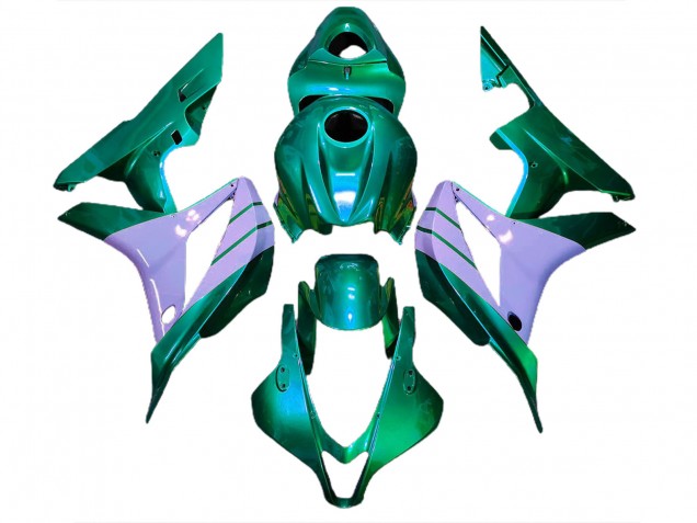 Aftermarket 2007-2008 Turquoise and Milky Purple Honda CBR600RR Motorcycle Fairings Aftermarket 2007-2008 Turquoise and Milky Purple Honda CBR600RR Motorcycle Fairings