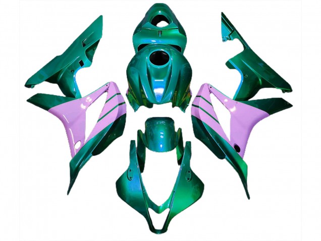 Aftermarket 2007-2008 Turquoise and Pink Honda CBR600RR Motorcycle Fairings Aftermarket 2007-2008 Turquoise and Pink Honda CBR600RR Motorcycle Fairings