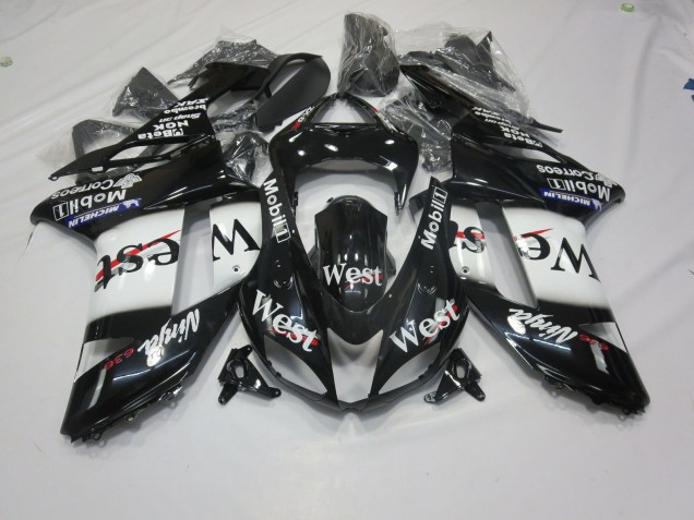 Aftermarket 2007-2008 West Kawasaki ZX6R Motorcycle Fairings Aftermarket 2007-2008 West Kawasaki ZX6R Motorcycle Fairings
