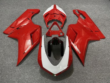 Aftermarket 2007-2012 Gloss Red SP Ducati 848 1098 1198 Motorcycle Fairings