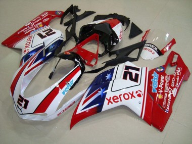Aftermarket 2007-2012 Star Xerox Ducati 848 1098 1198 Motorcycle Fairings