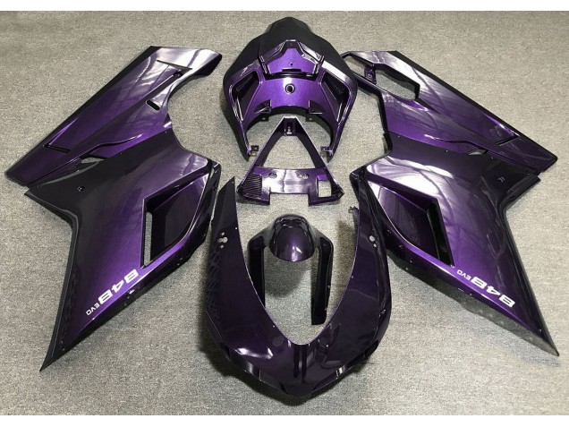 Aftermarket 2007-2012 Deep Purple Ducati 848 1098 1198 Motorcycle Fairings Aftermarket 2007-2012 Deep Purple Ducati 848 1098 1198 Motorcycle Fairings
