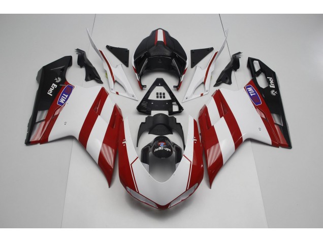 Aftermarket 2007-2012 Deep Red Ducati 848 1098 1198 Motorcycle Fairings Aftermarket 2007-2012 Deep Red Ducati 848 1098 1198 Motorcycle Fairings
