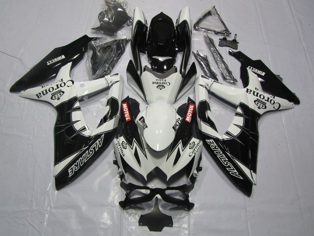 Aftermarket 2008-2010 Black Corona Suzuki GSXR 600-750 Motorcycle Fairings Aftermarket 2008-2010 Black Corona Suzuki GSXR 600-750 Motorcycle Fairings