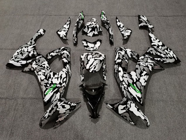 Aftermarket 2008-2010 Camo and Green Kawasaki ZX10R Motorcycle Fairings Aftermarket 2008-2010 Camo and Green Kawasaki ZX10R Motorcycle Fairings