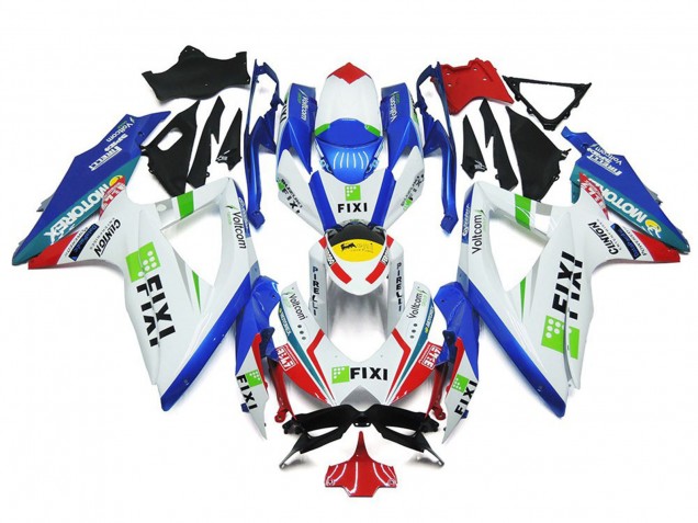 Aftermarket 2008-2010 FIXI Custom Suzuki GSXR 600-750 Motorcycle Fairings Aftermarket 2008-2010 FIXI Custom Suzuki GSXR 600-750 Motorcycle Fairings