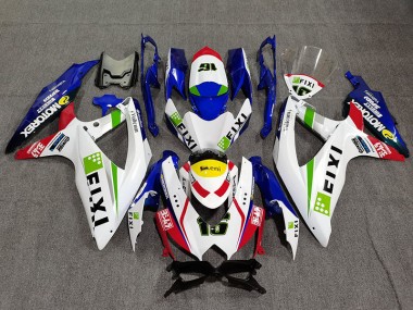 Aftermarket 2008-2010 Fixi Suzuki GSXR 600-750 Motorcycle Fairings
