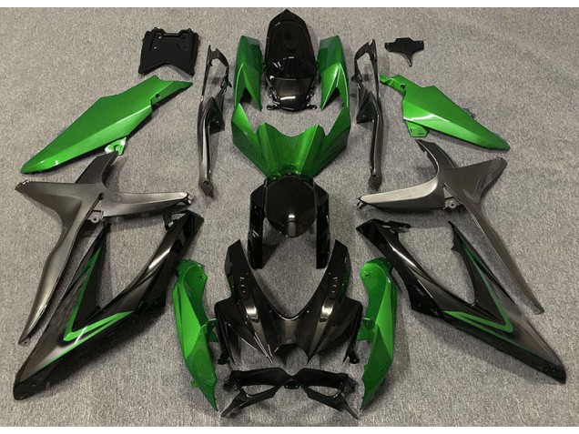 Aftermarket 2008-2010 Gloss Green & Green R Suzuki GSXR 600-750 Motorcycle Fairings Aftermarket 2008-2010 Gloss Green & Green R Suzuki GSXR 600-750 Motorcycle Fairings