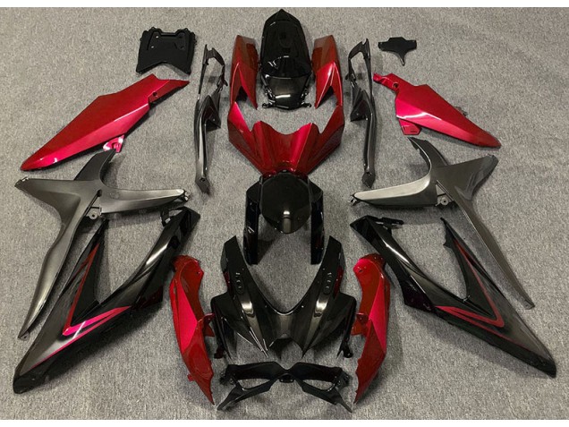 Aftermarket 2008-2010 Gloss Red & Green R Suzuki GSXR 600-750 Motorcycle Fairings Aftermarket 2008-2010 Gloss Red & Green R Suzuki GSXR 600-750 Motorcycle Fairings