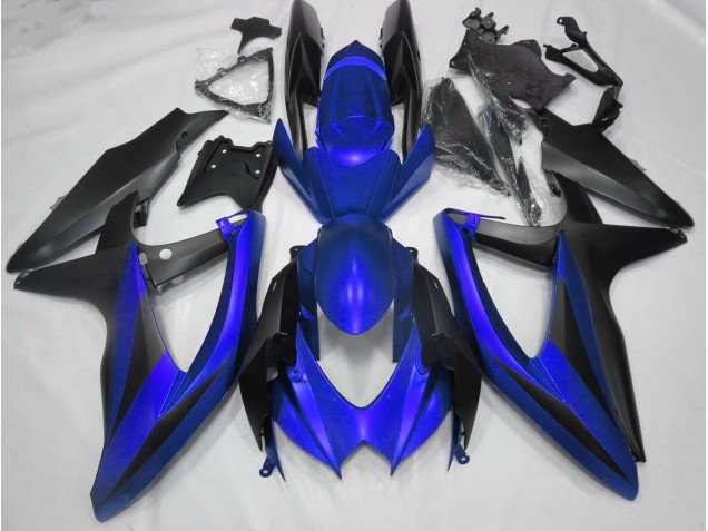 Aftermarket 2008-2010 Matte Blue No R Suzuki GSXR 600-750 Motorcycle Fairings Aftermarket 2008-2010 Matte Blue No R Suzuki GSXR 600-750 Motorcycle Fairings