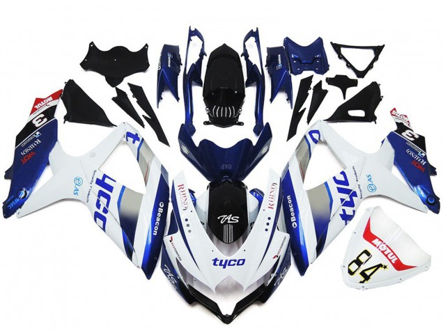 Aftermarket 2008-2010 TYCO Gloss Custom Style Suzuki GSXR 600-750 Motorcycle Fairings Aftermarket 2008-2010 TYCO Gloss Custom Style Suzuki GSXR 600-750 Motorcycle Fairings